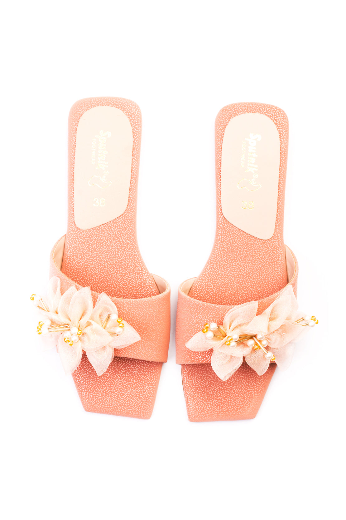Peach Flat Slipper J03279/130