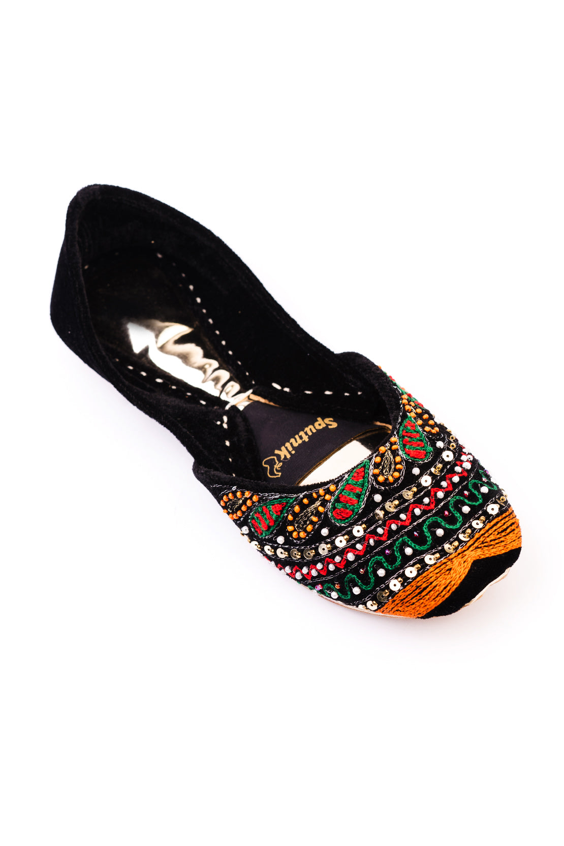 Black Multi Khussa J04277/245