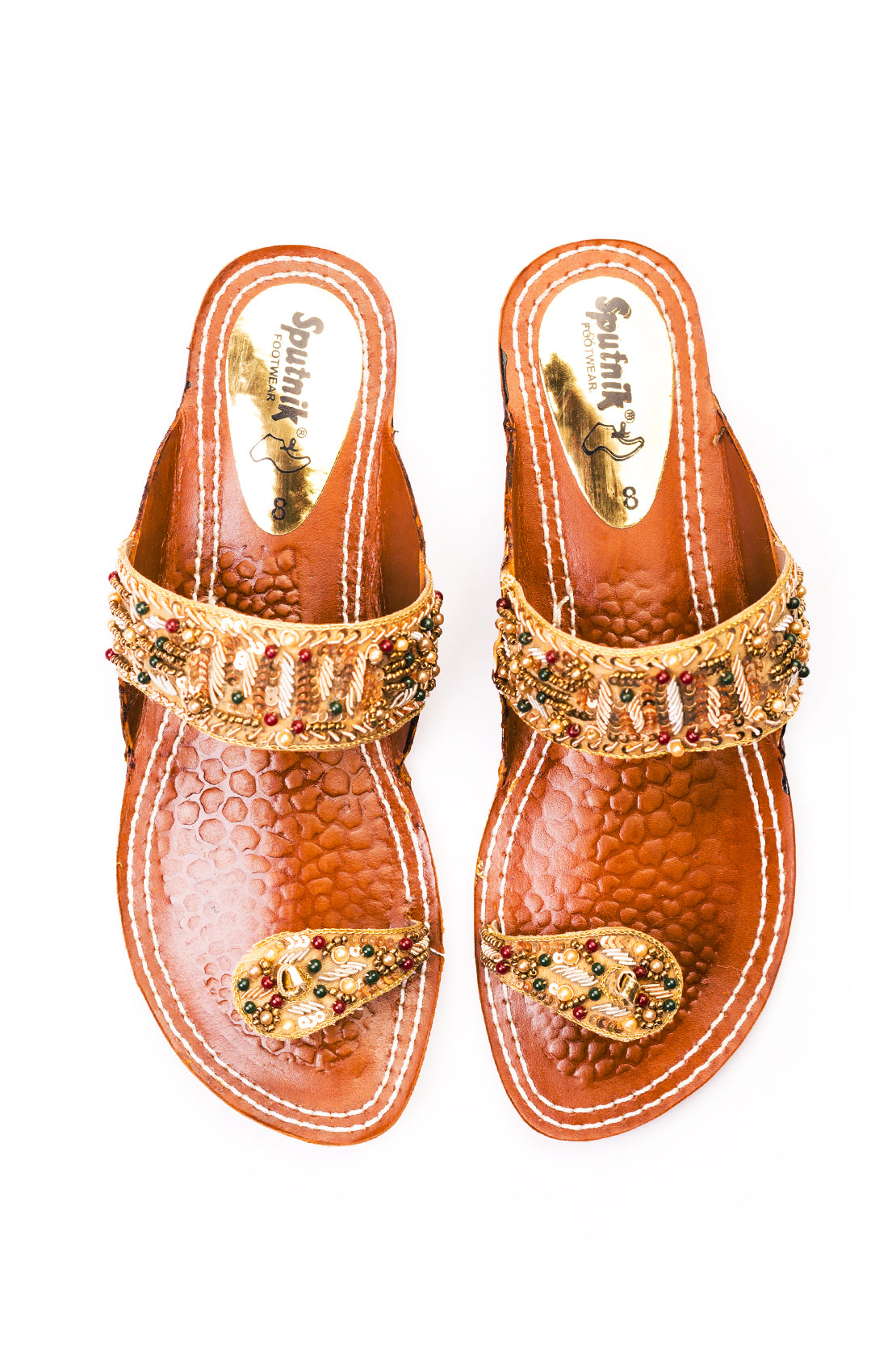 Golden Multi Flat Slipper JJ3246/110