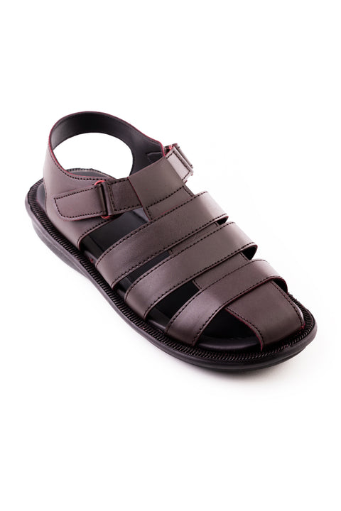 Maroon Sandal K00735/017