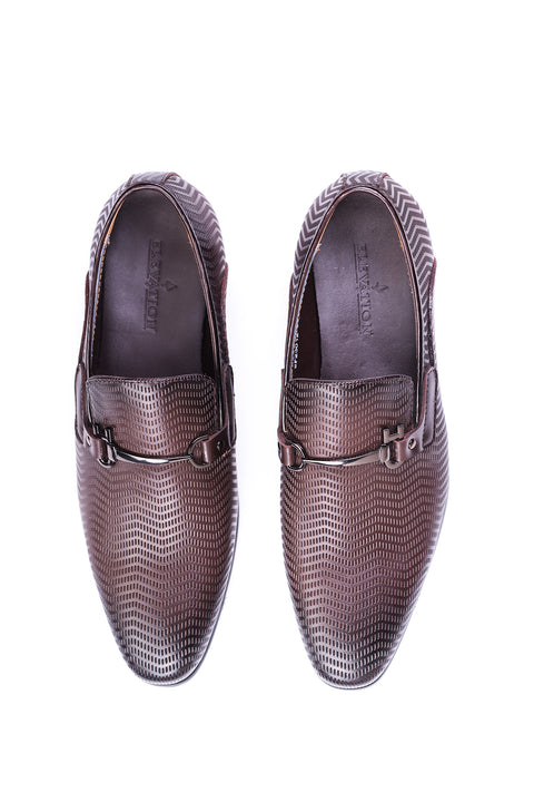 Coffee Formal Shoes K01272/14f