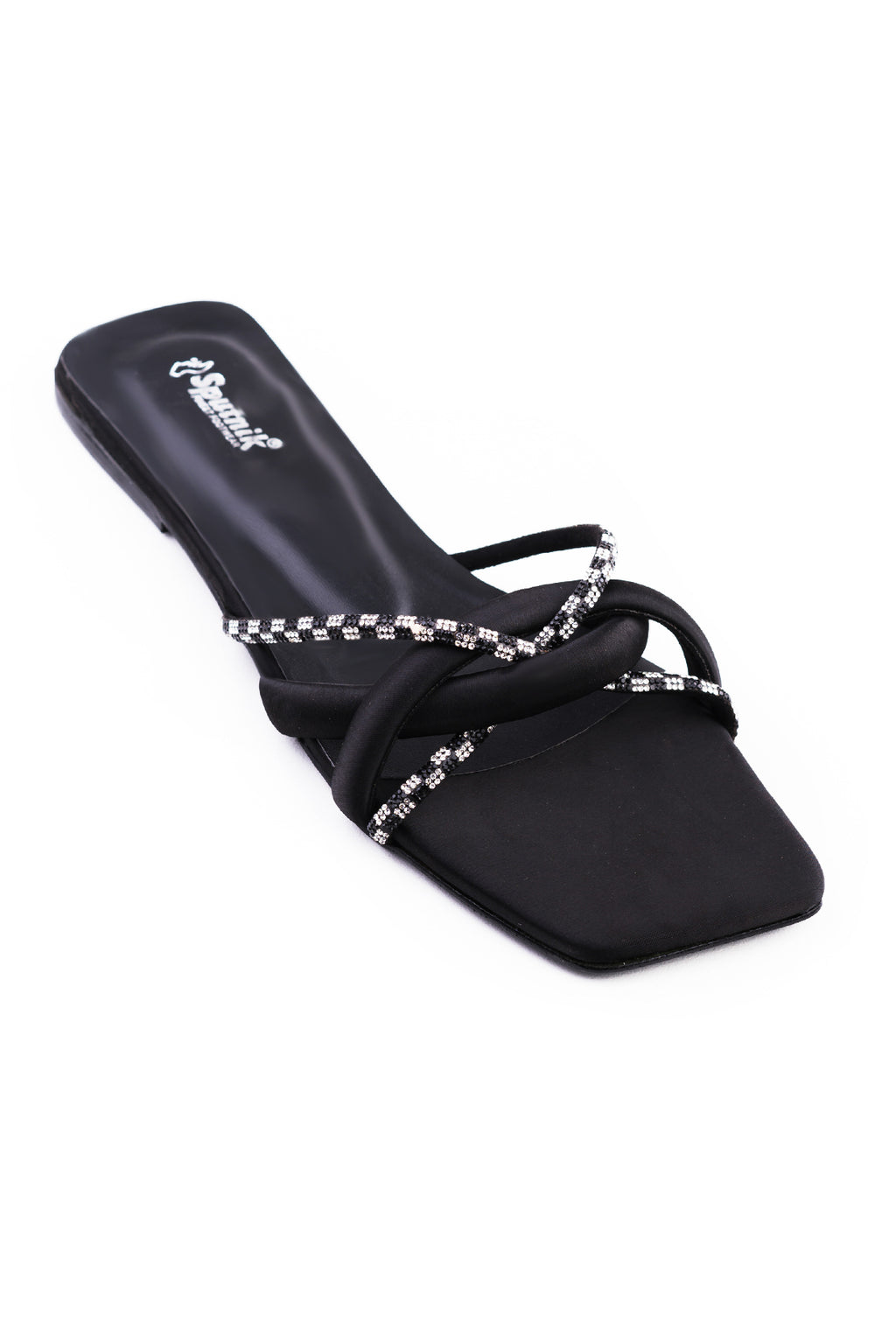 Black Flat Slipper K02106/002