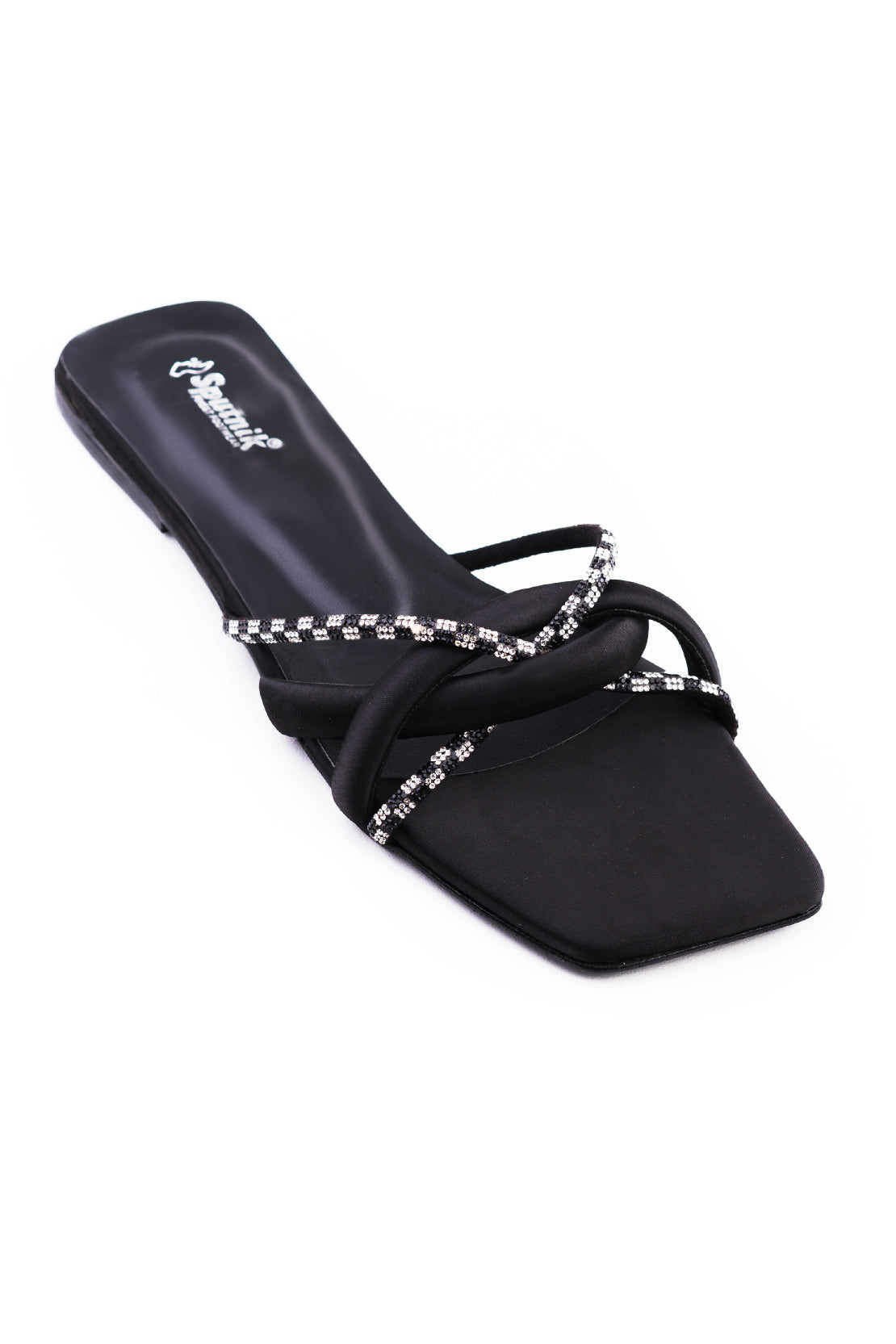 Black Flat Slipper K02106/002