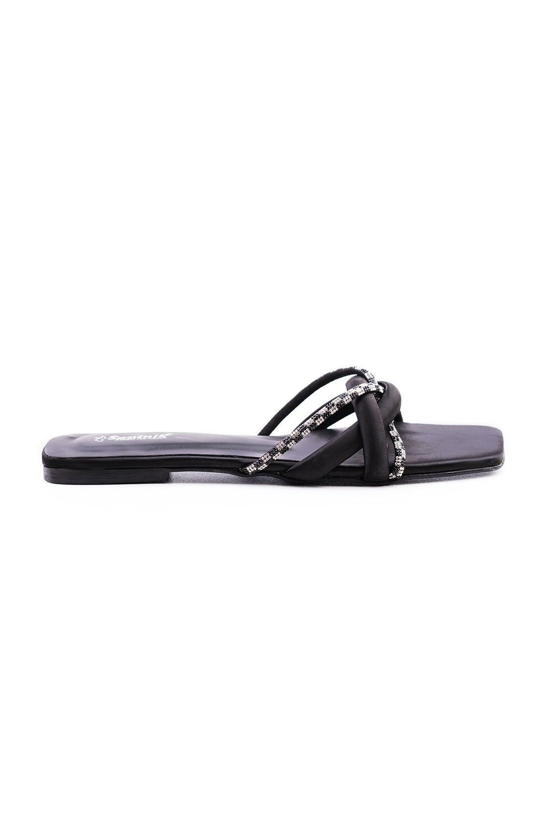 Black Flat Slipper K02106/002