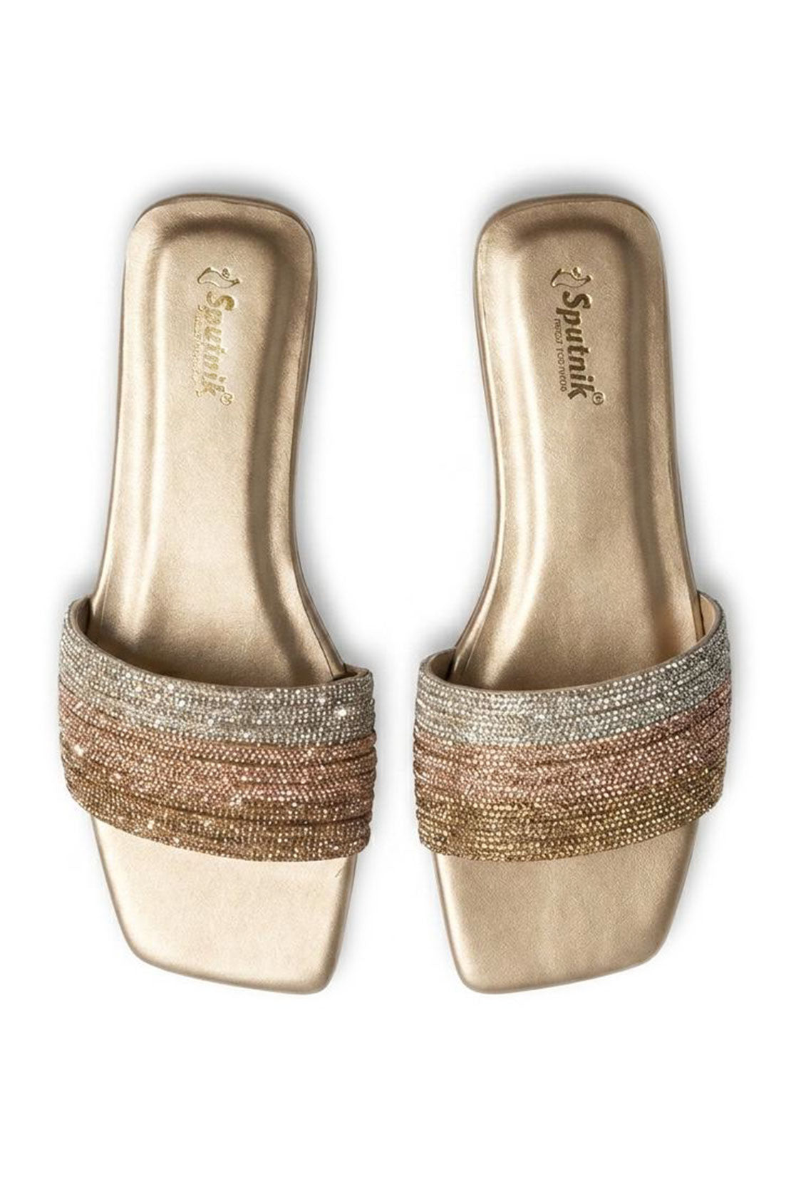 Golden Flat Slipper K02109/011