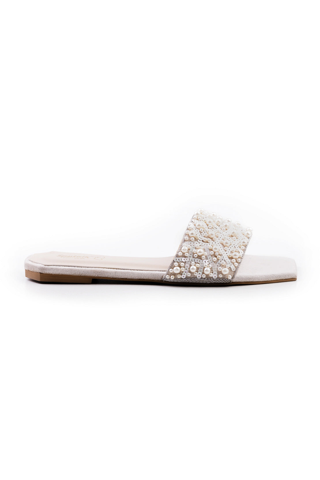 Cream Flat Slipper K02113/0C6