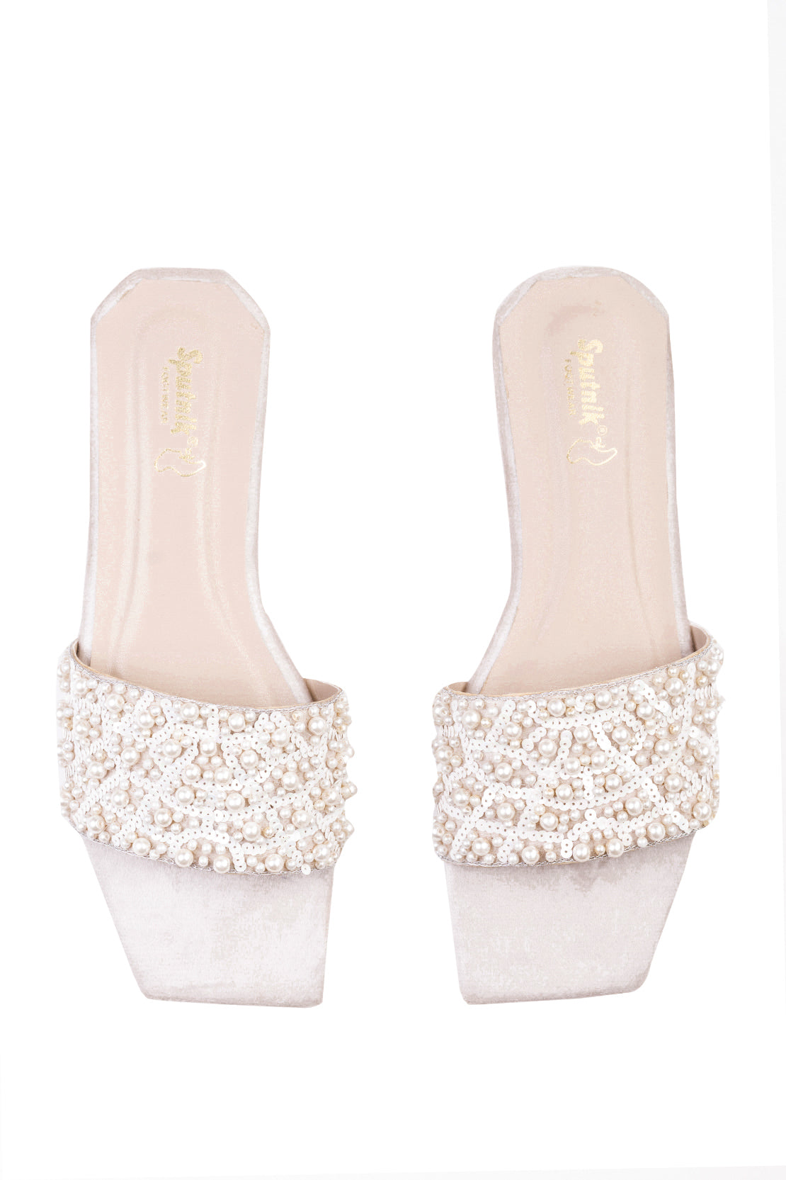 Cream Flat Slipper K02113/0C6