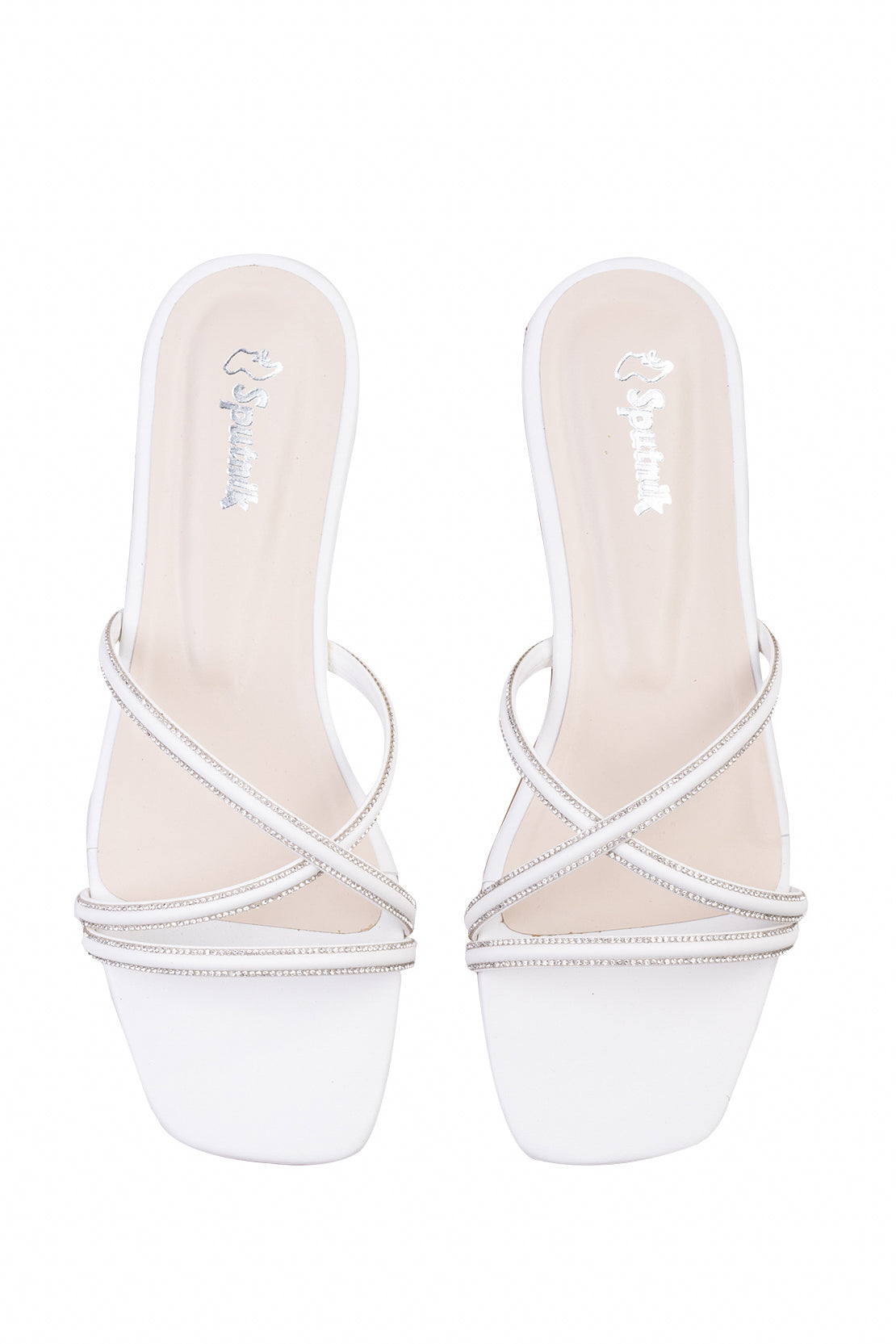 White Flat Slipper K02119/003