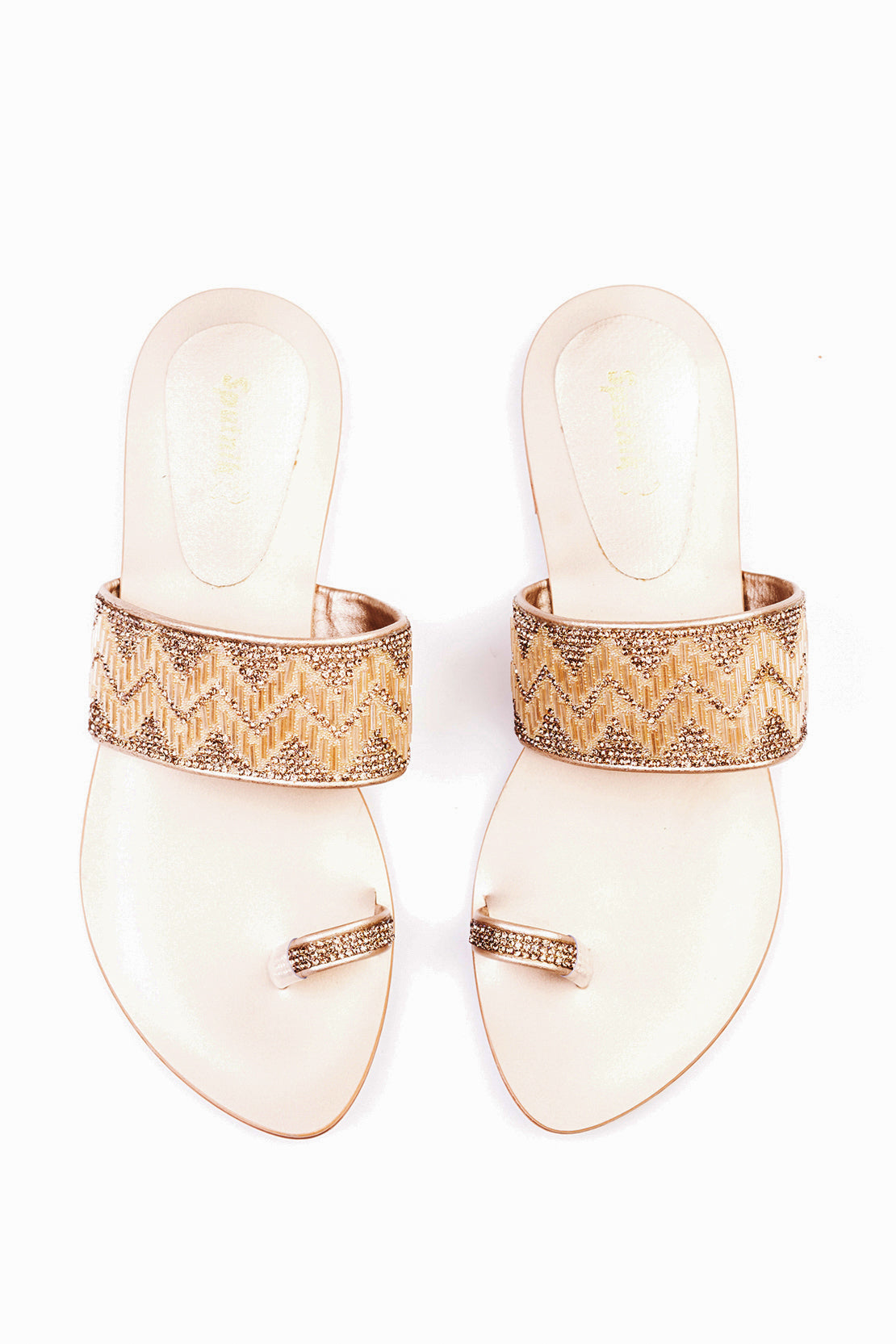 Golden Flat Slipper K02168/011
