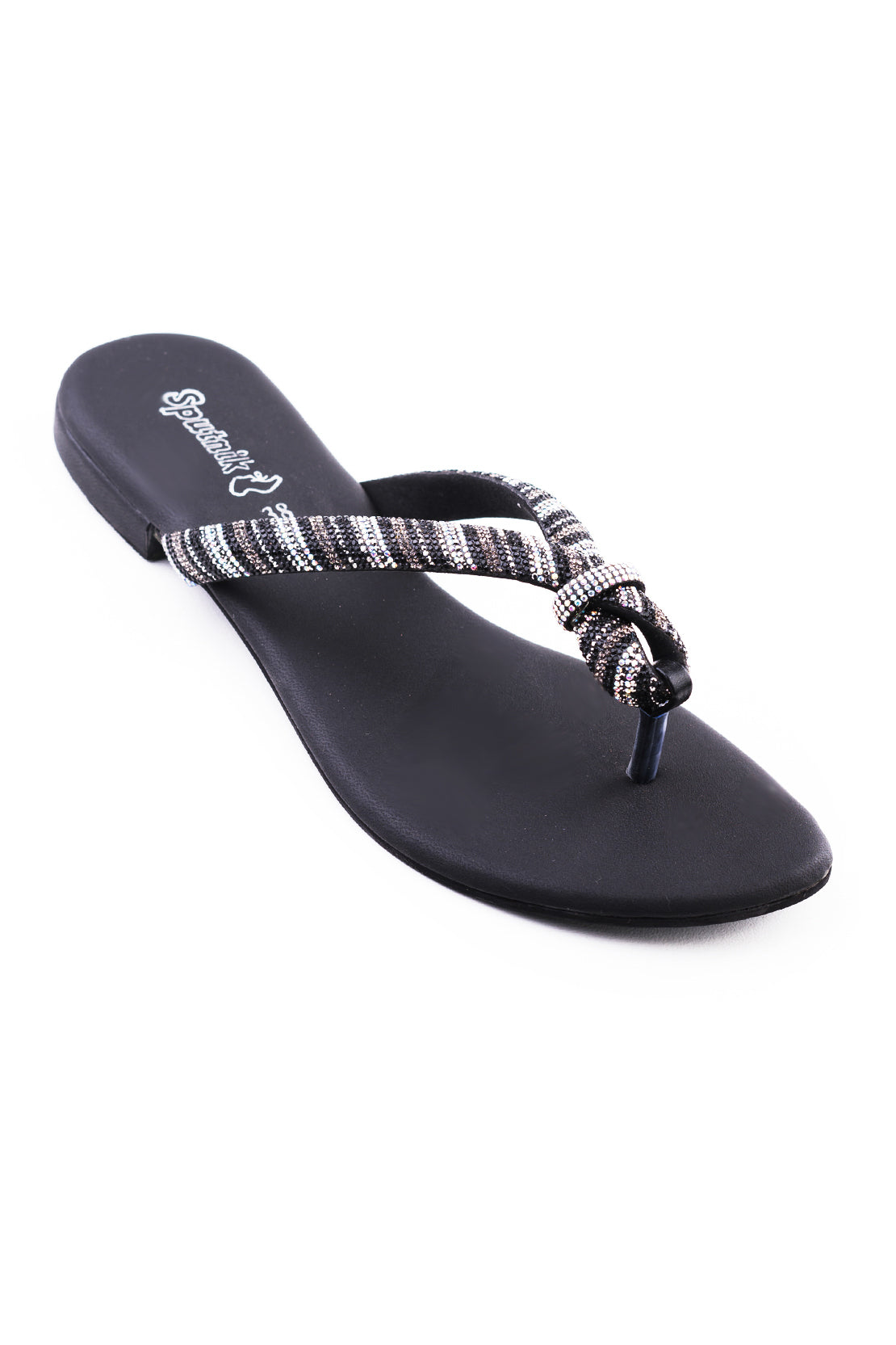 Black Flat Slipper K03277/002