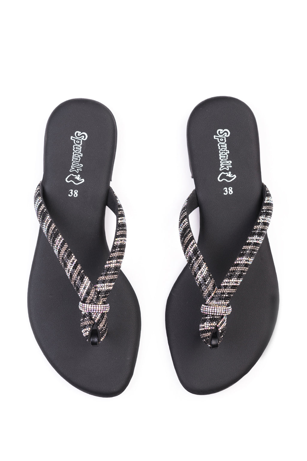 Black Flat Slipper K03277/002