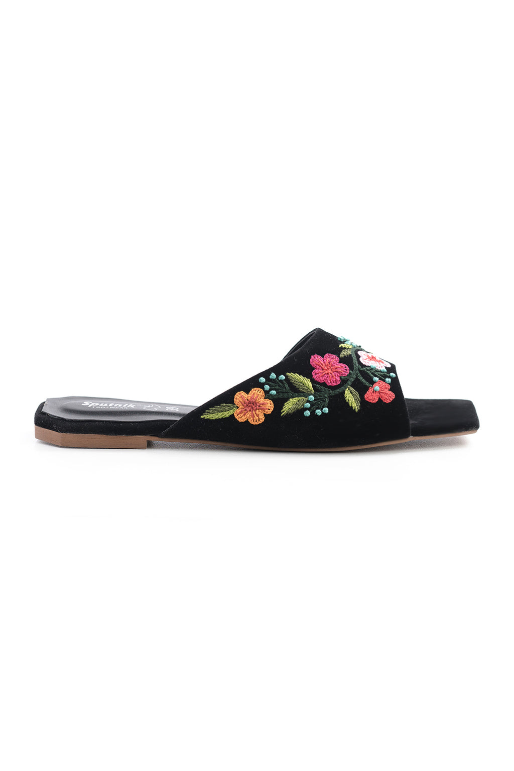 Black Suede Slipper K02181/2s0