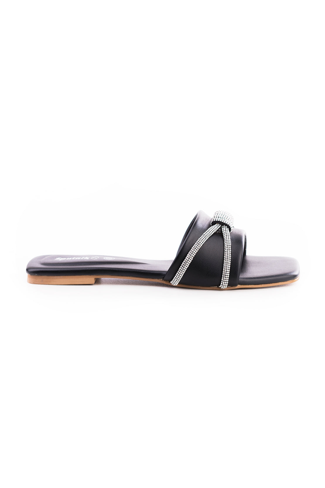 Black Flat Slipper K02191/002