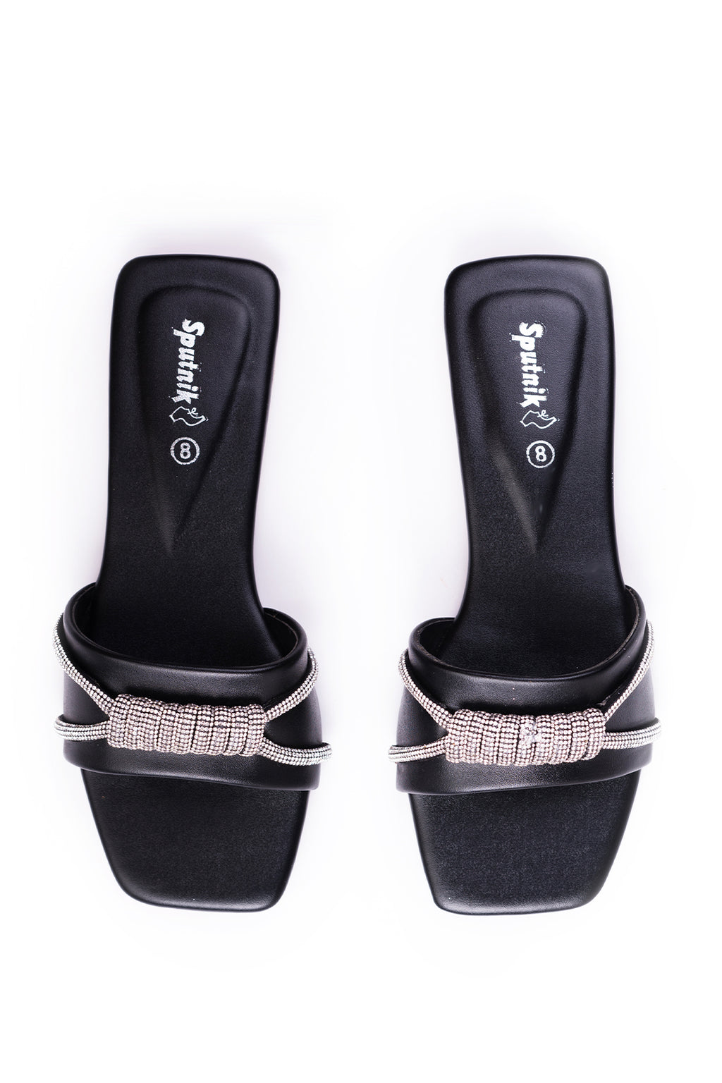 Black Flat Slipper K02191/002