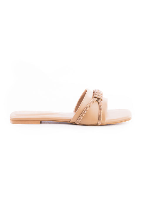 Fawn Flat Slipper K02191/006