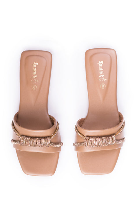 Fawn Flat Slipper K02191/006