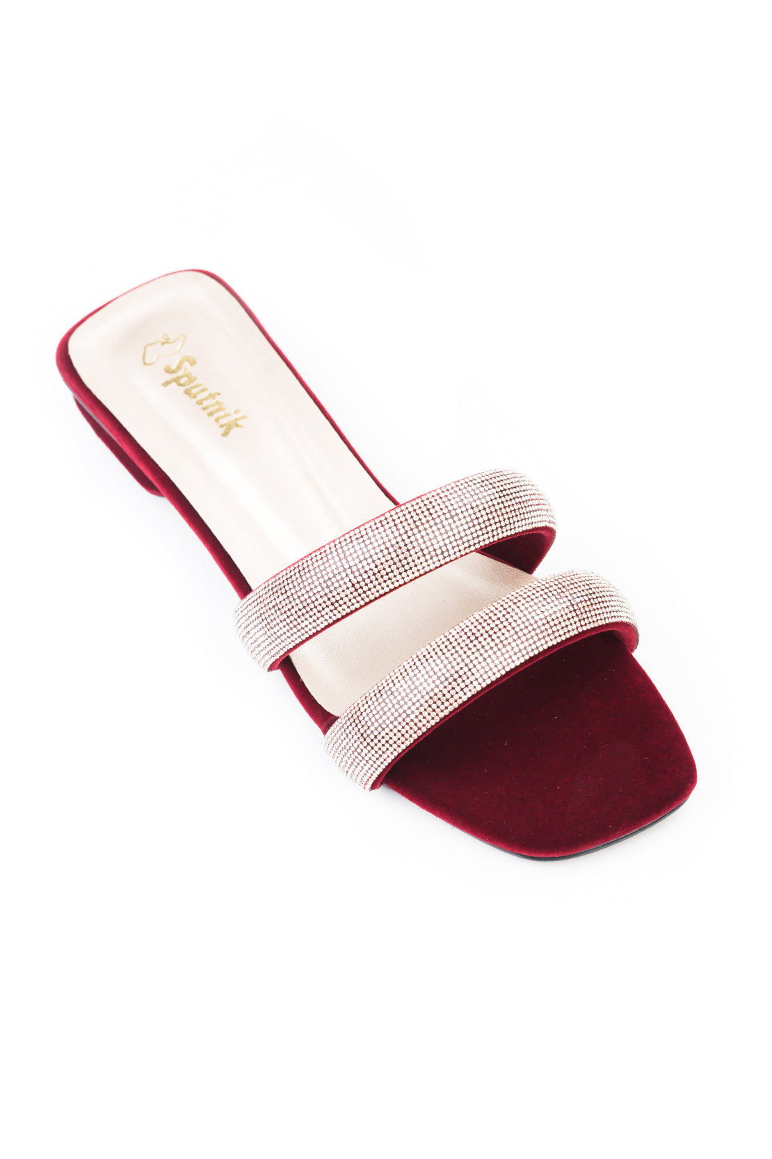 Maroon Suede Slipper K02216/17s