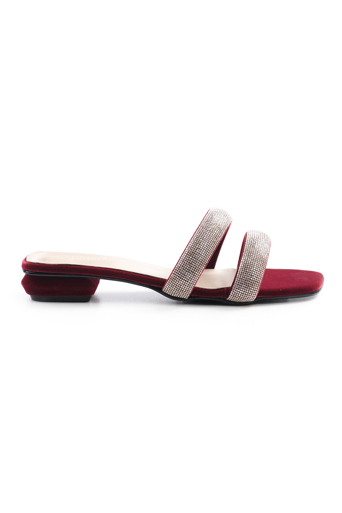 Maroon Suede Slipper K02216/17s