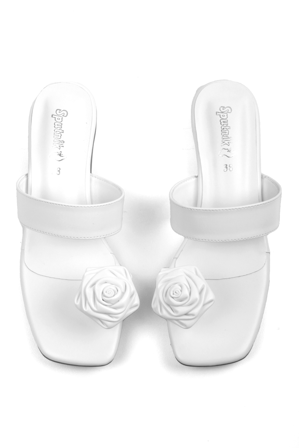 White Flat Slipper K02237/003