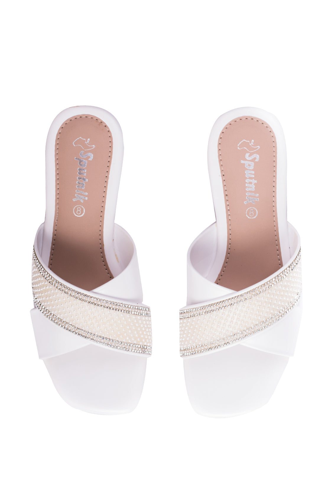White Flat Slipper K02259/003