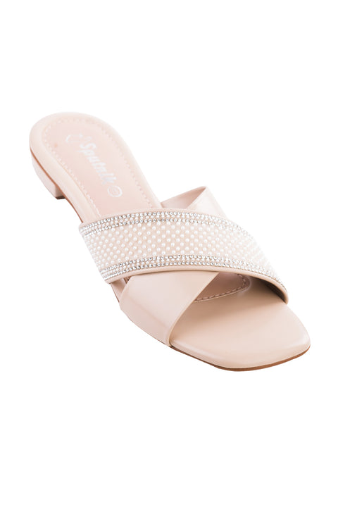 Fawn Flat Slipper K02259/006