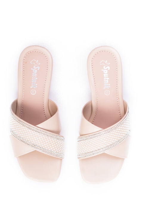 Fawn Flat Slipper K02259/006
