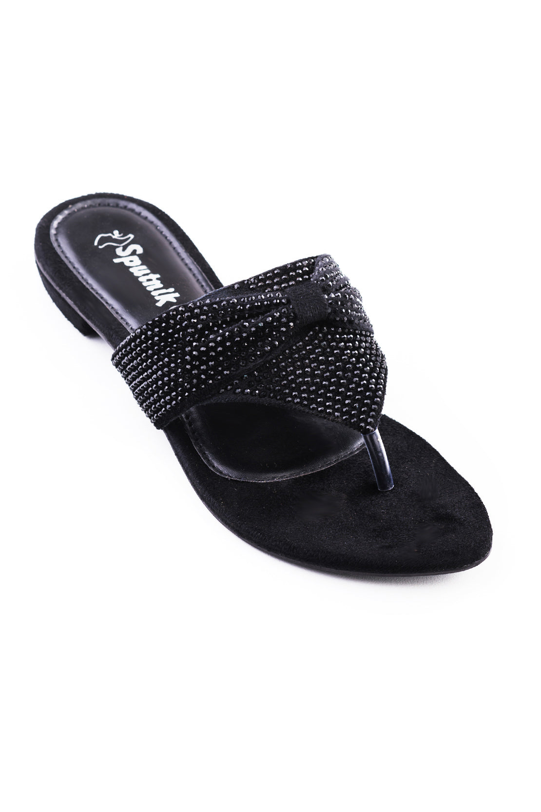 Black Flat Slipper K02278/002