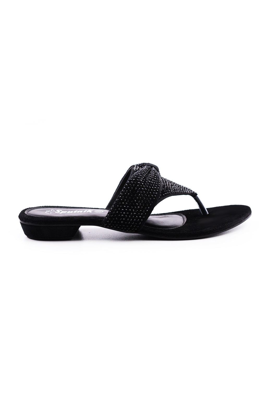 Black Flat Slipper K02278/002