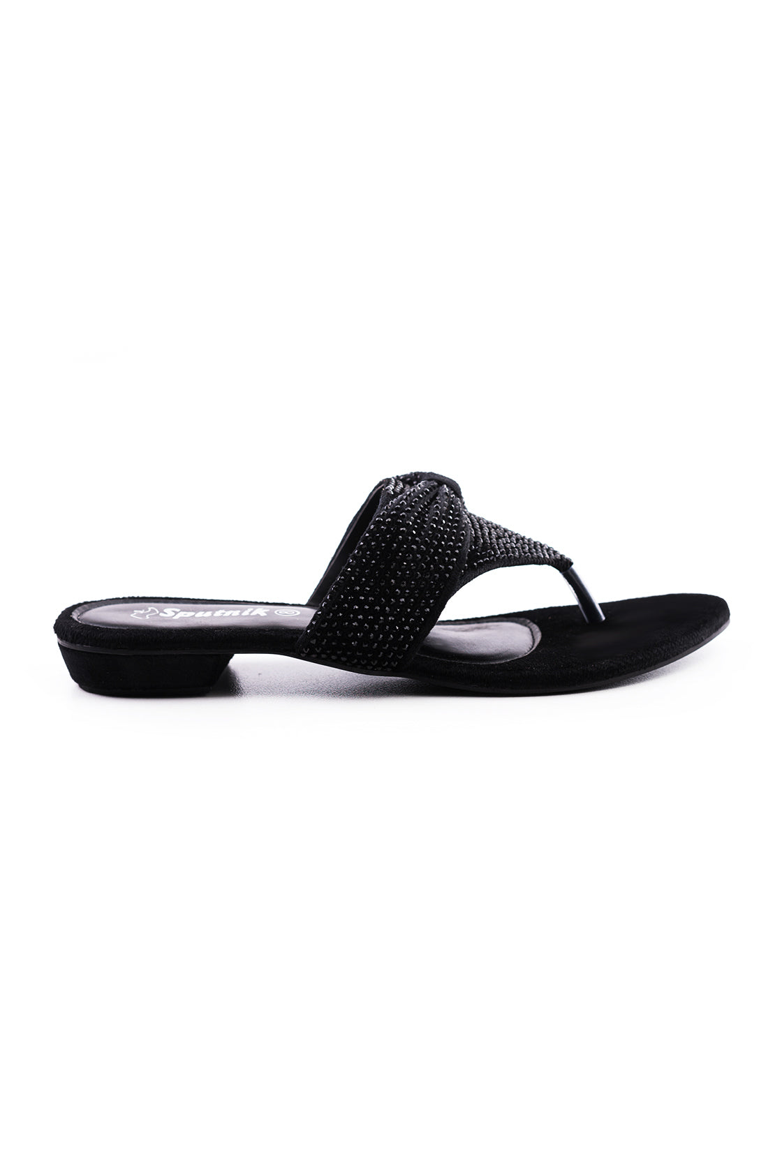 Black Flat Slipper K02278/002