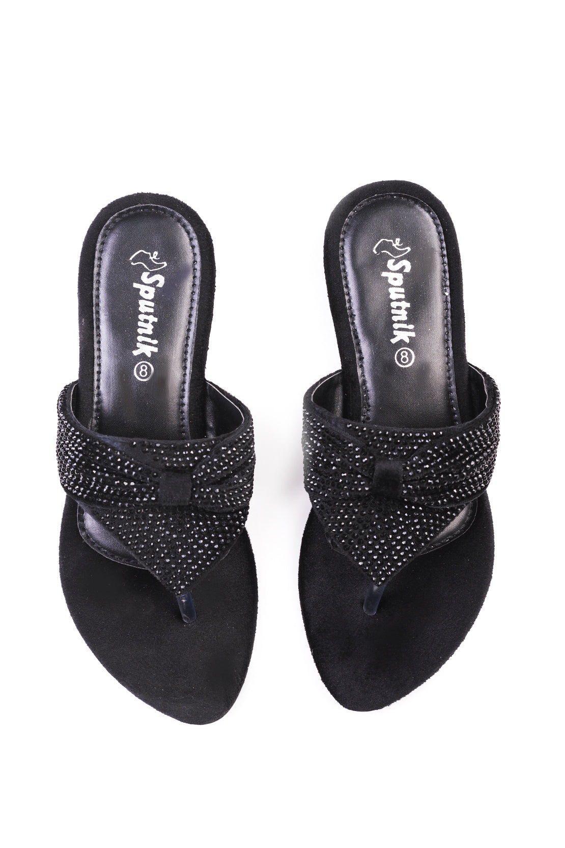 Black Flat Slipper K02278/002