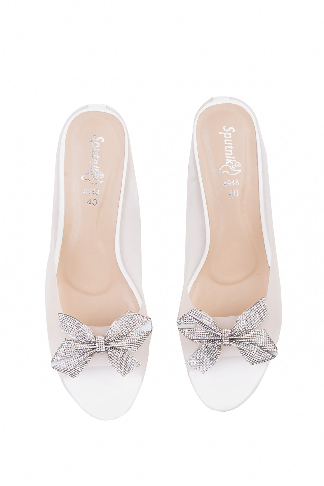 White Fancy Slipper K02409/003