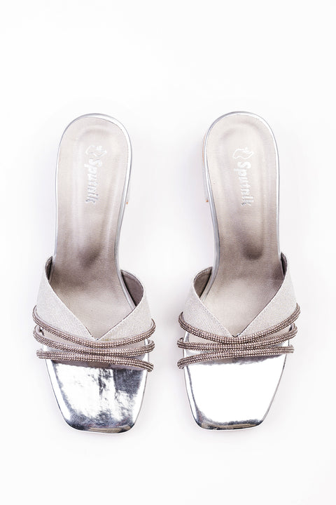 Silver Fancy Slipper K02417/010