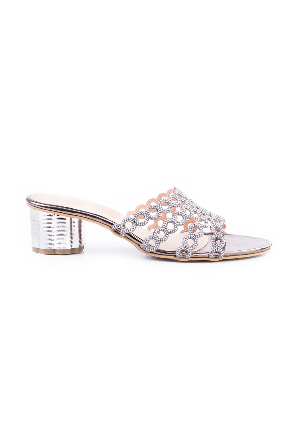 Grey Fancy Slipper K02420/015