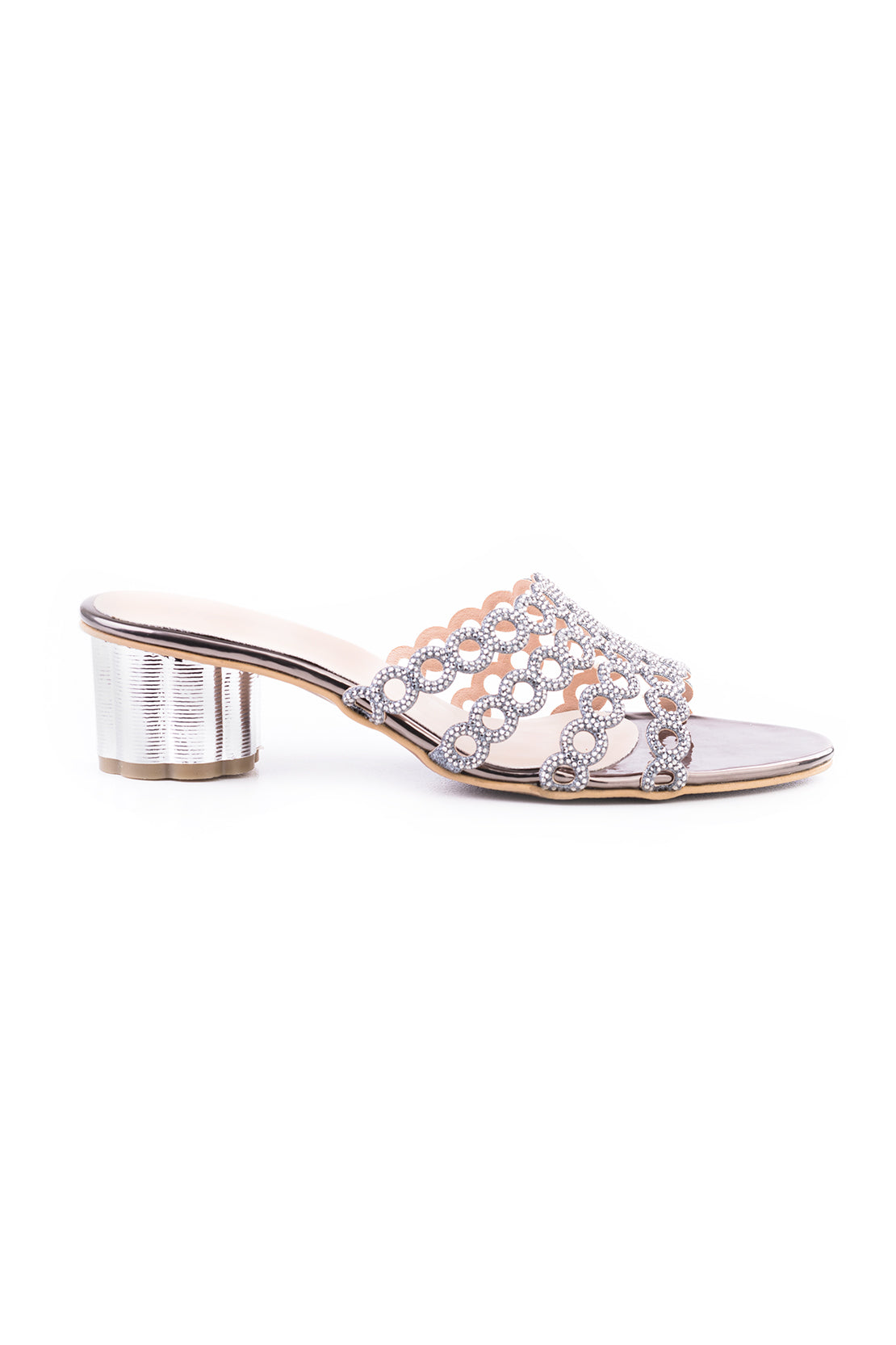 Grey Fancy Slipper K02420/015