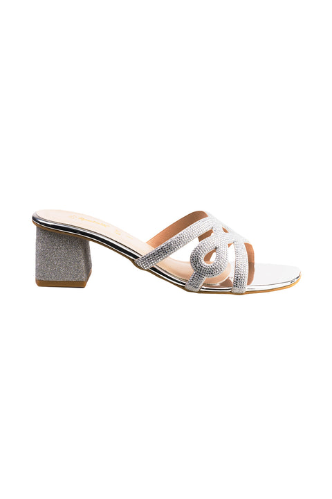Silver Fancy Slipper K02444/010