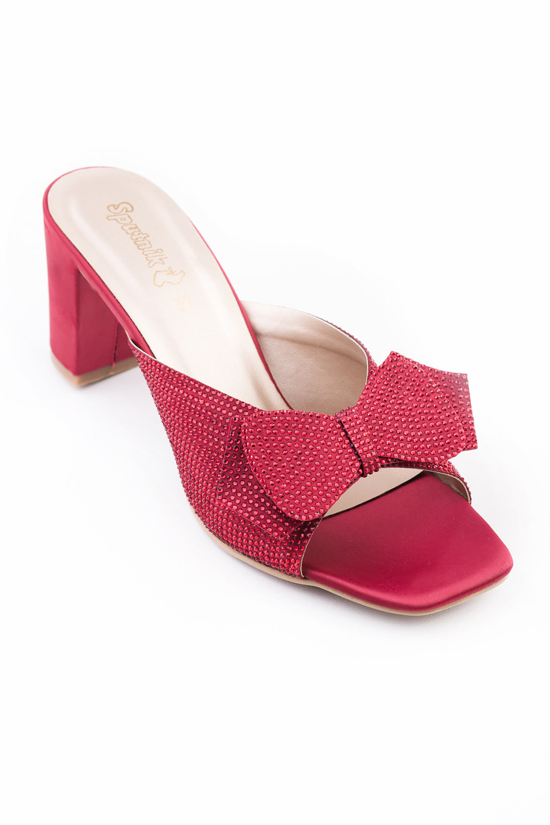 Maroon Fancy Slipper K02482/017