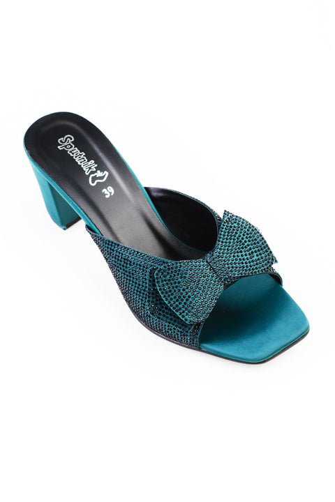 Dark Green Fancy Slipper K02482/D07