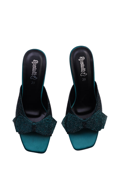 Dark Green Fancy Slipper K02482/D07