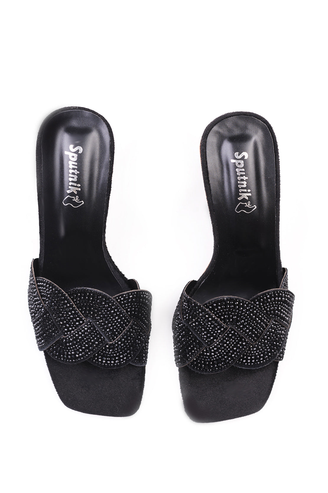 Black Fancy Slipper K02722/002