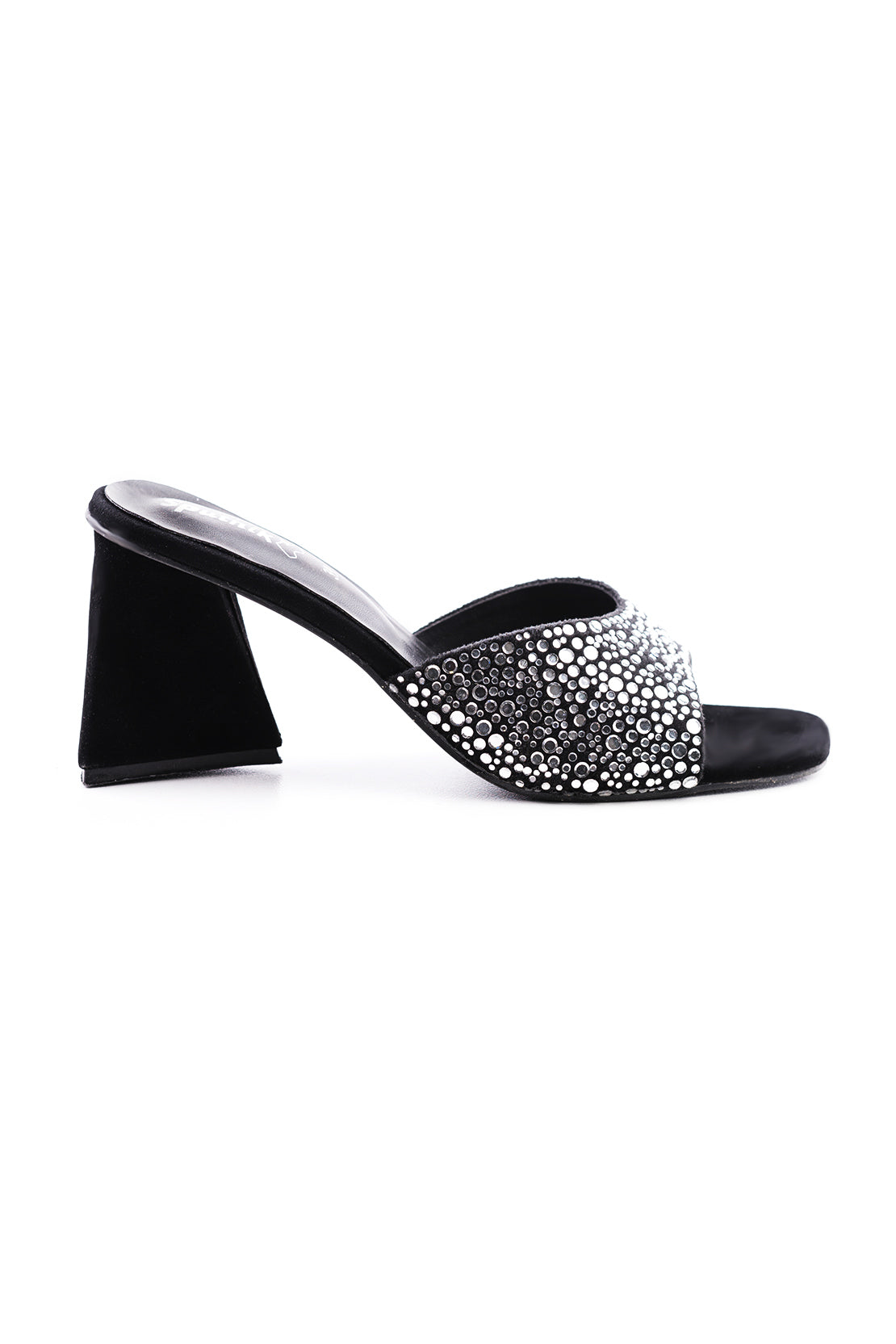 Black Champion Suede Fancy Slipper K02727/2SC