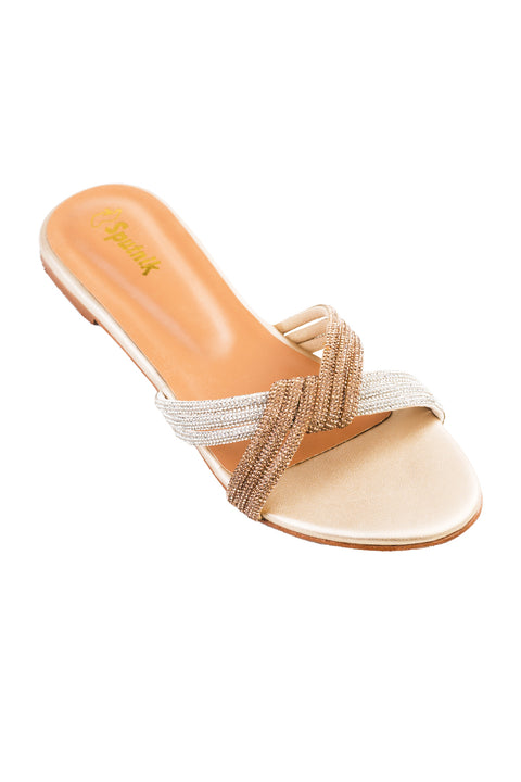 Golden Flat Slipper K03209/011