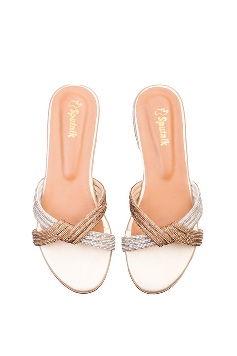 Golden Flat Slipper K03209/011