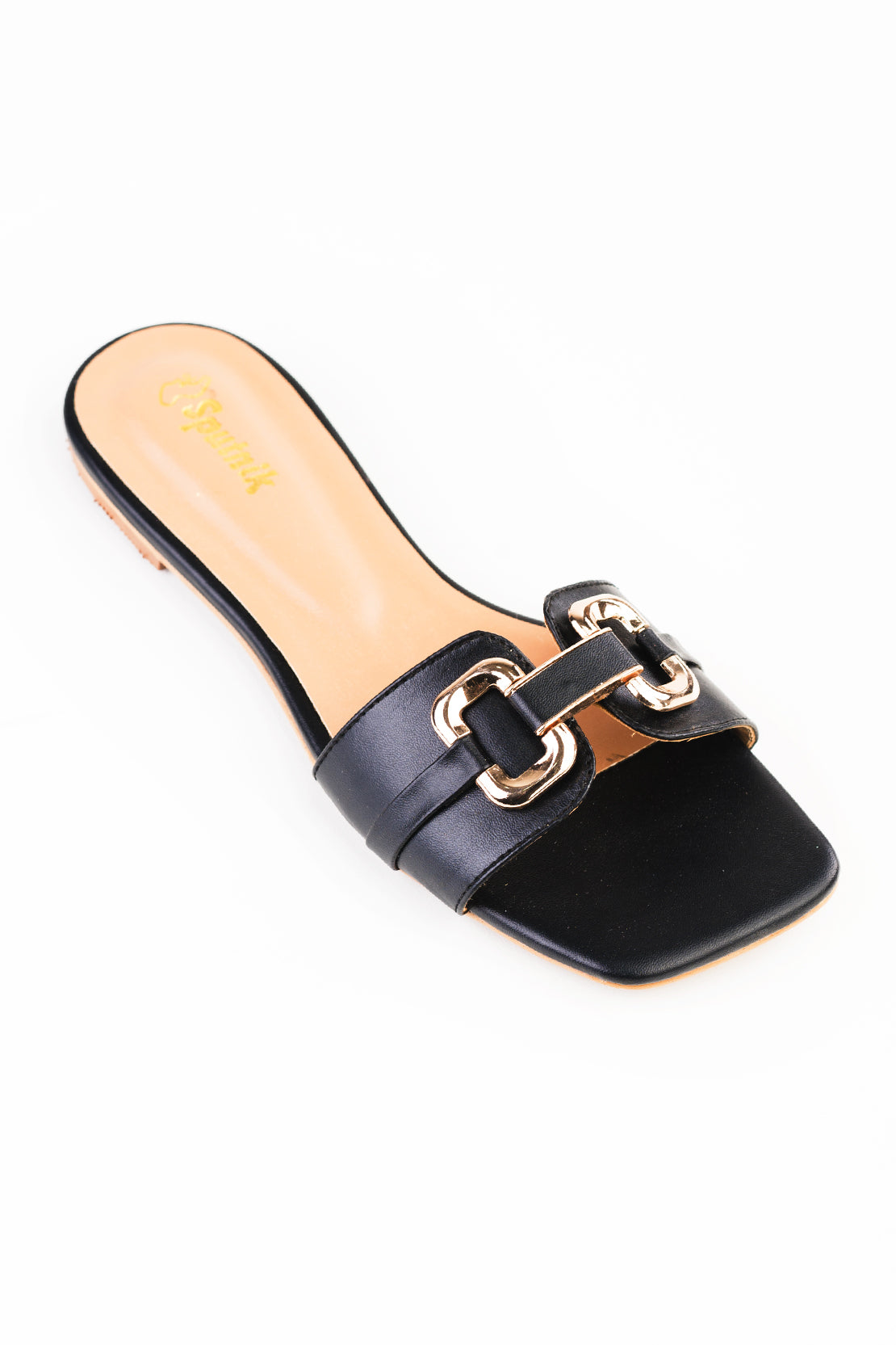 Black Flat Slipper K03215/002