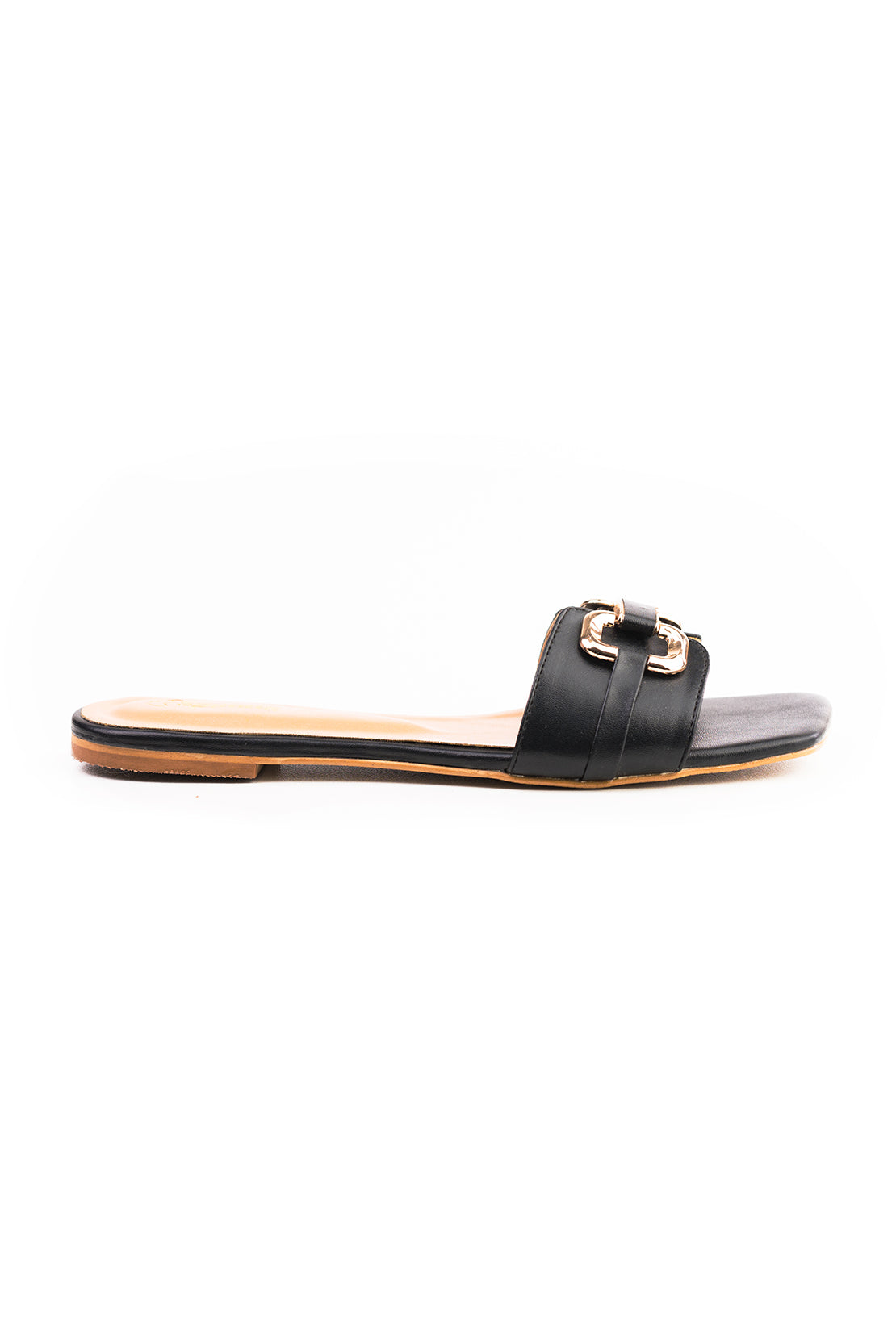 Black Flat Slipper K03215/002