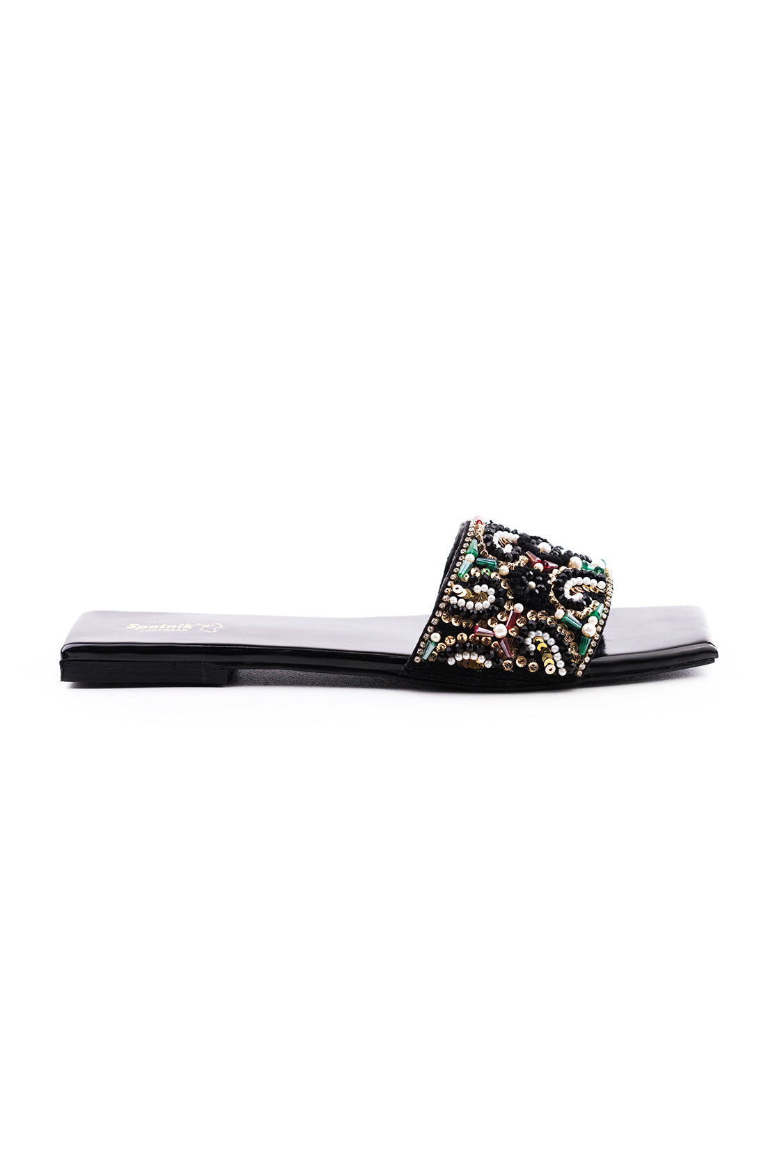 Black Flat Slipper K03233/002