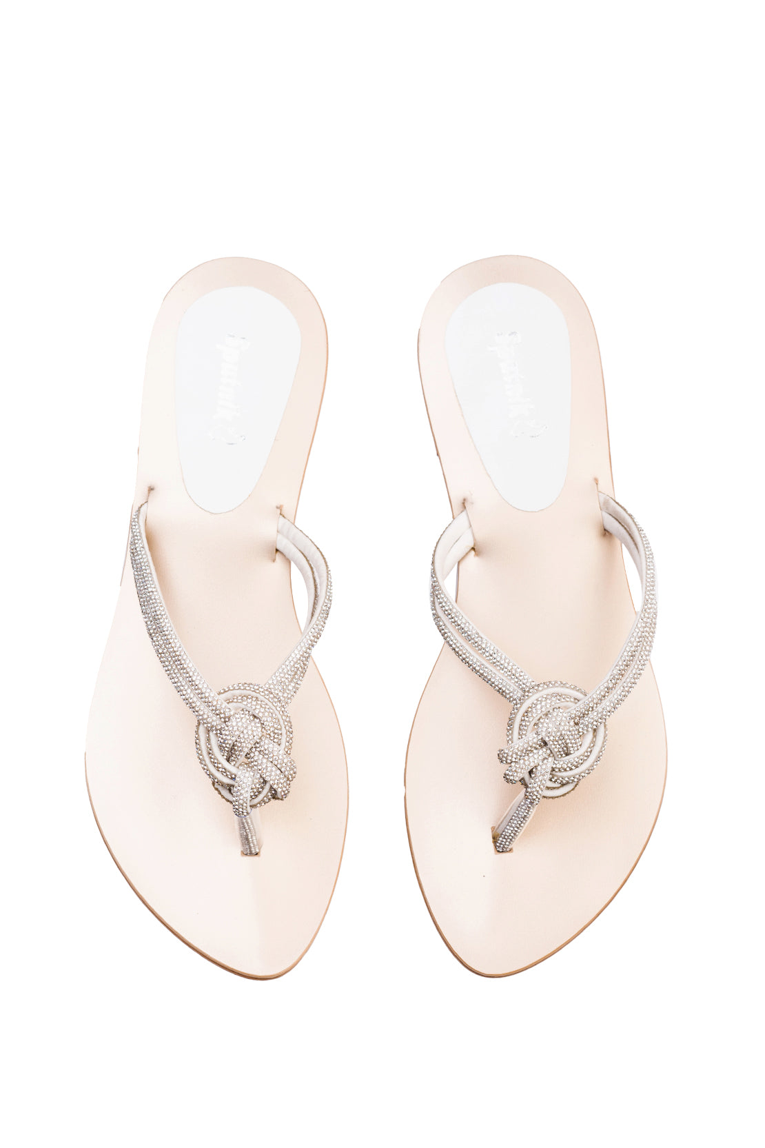 White Flat Slipper K03256/003