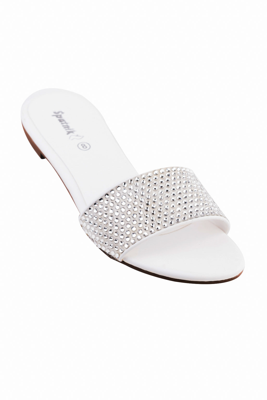 White Flat Slipper K03263/003