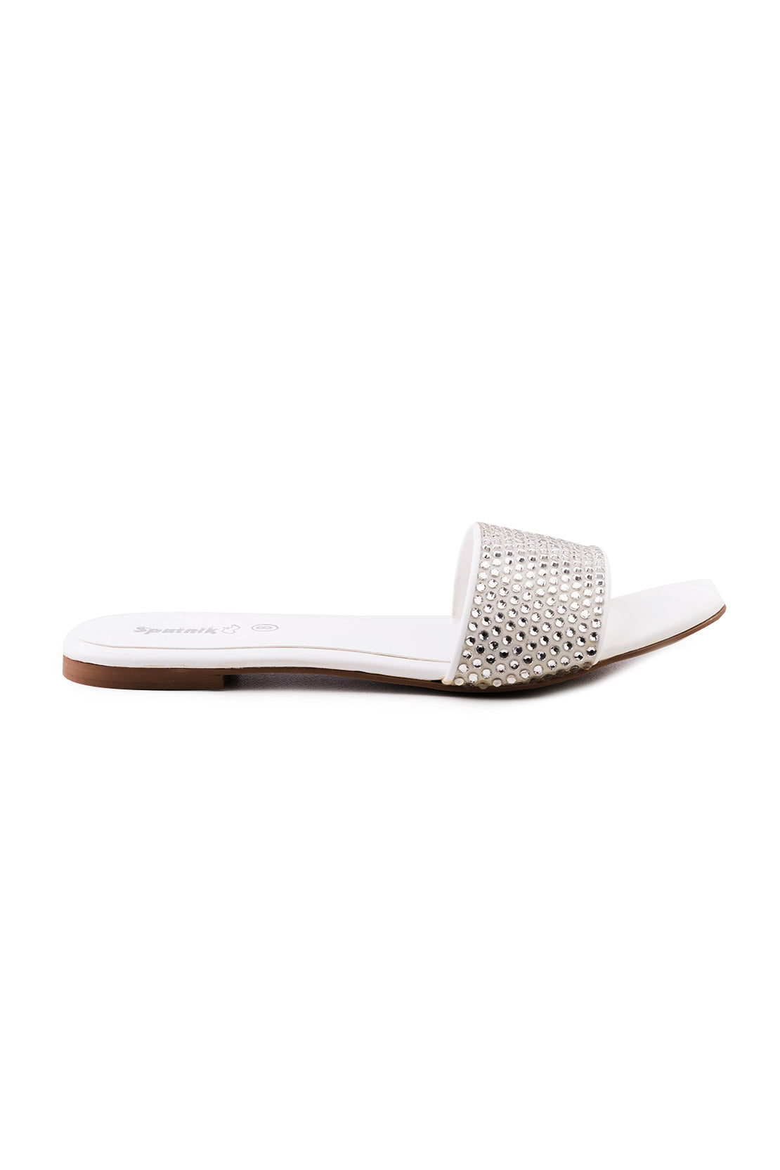 White Flat Slipper K03263/003