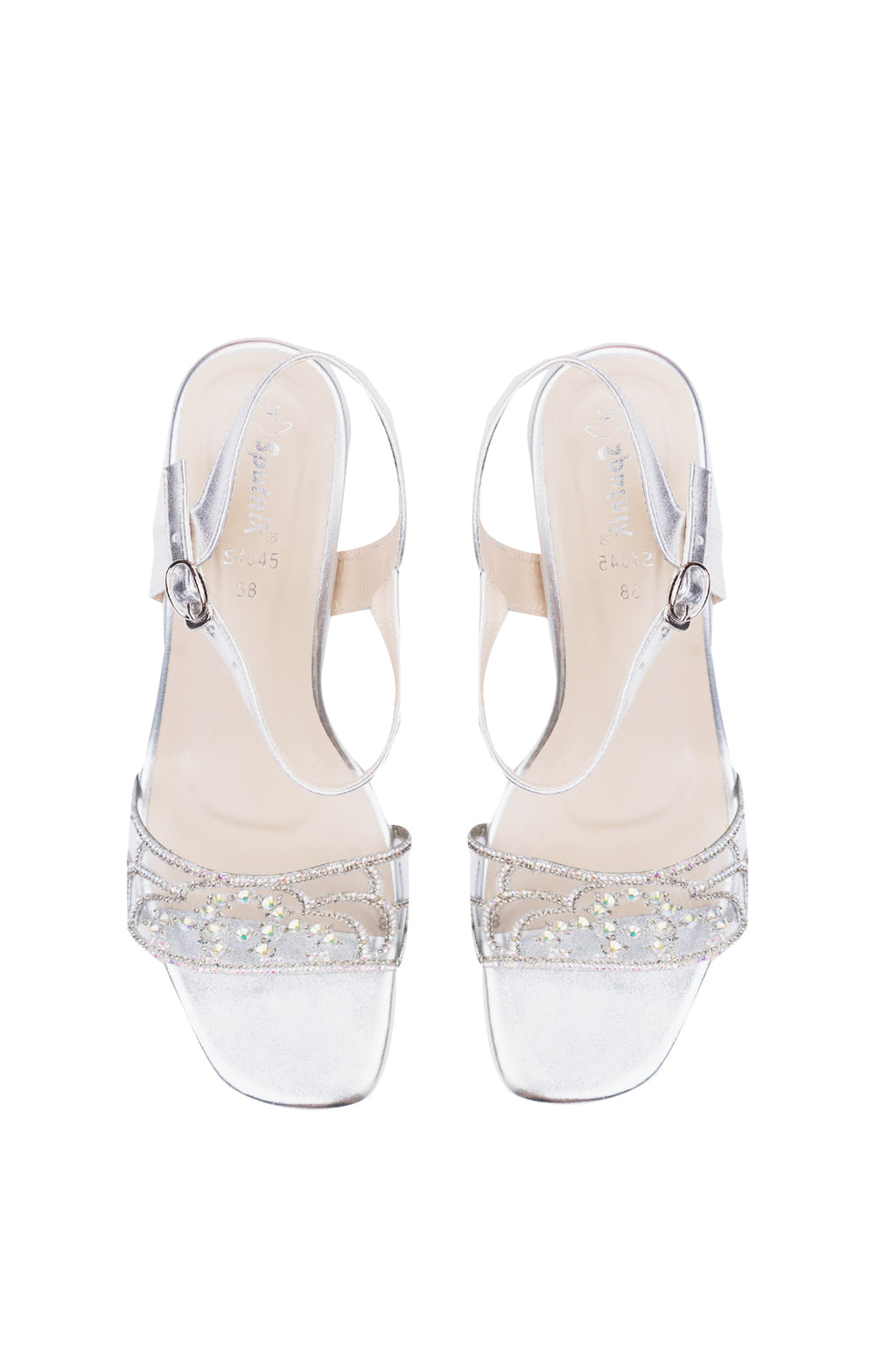 Silver Fancy Sandal K03457/010