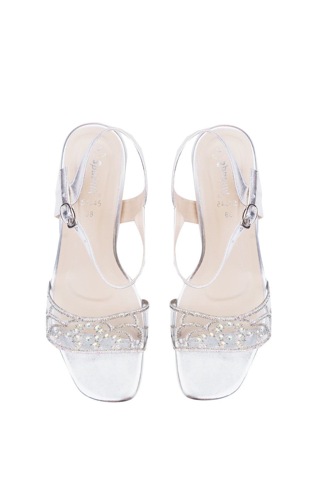 Silver Fancy Sandal K03457/010